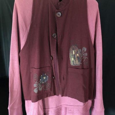 5 Pcs Wine Navy and Mauve Collection curated by our Stylist Size XL, XXL, 1X Norm Thompson, Soft Surroundings, Blue Fish, Acitve Life #160