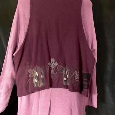 5 Pcs Wine Navy and Mauve Collection curated by our Stylist Size XL, XXL, 1X Norm Thompson, Soft Surroundings, Blue Fish, Acitve Life #160