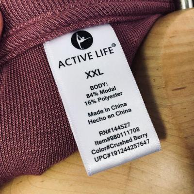 5 Pcs Wine Navy and Mauve Collection curated by our Stylist Size XL, XXL, 1X Norm Thompson, Soft Surroundings, Blue Fish, Acitve Life #160