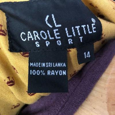 6 PCs Curated by our Stylist in Mulberry / Hunter Green. Carole Little, Asia Craft, Cut Loose, Soft Surroundings LOT#161