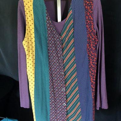 6 PCs Curated by our Stylist in Mulberry / Hunter Green. Carole Little, Asia Craft, Cut Loose, Soft Surroundings LOT#161