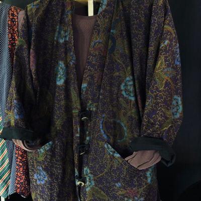6 PCs Curated by our Stylist in Mulberry / Hunter Green. Carole Little, Asia Craft, Cut Loose, Soft Surroundings LOT#161