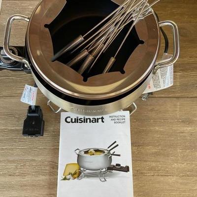 CUSINART ELECTRIC FONDUE SET