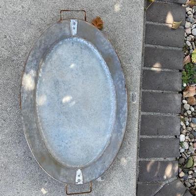 Rustic Metal Vintage Tray