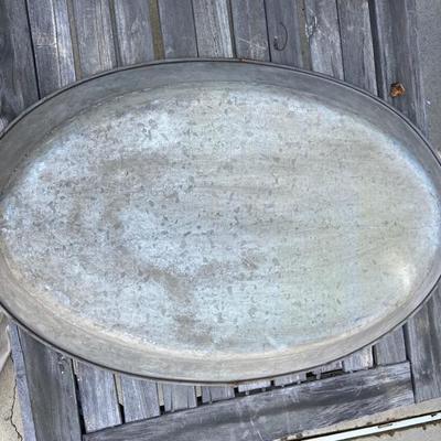Rustic Metal Vintage Tray