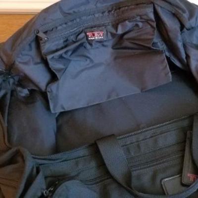 LOT #216: TUMI Soft Large CANVAS Travel Bag