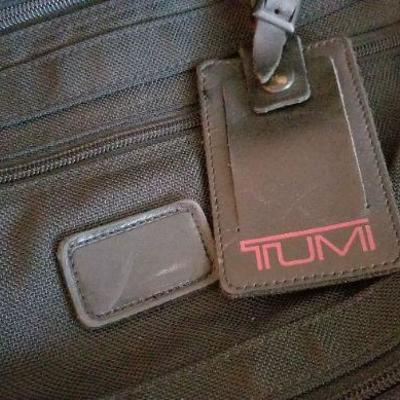 LOT #216: TUMI Soft Large CANVAS Travel Bag