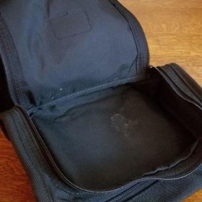 LOT #217: TUMI  Soft Travel Bag with Small Makeup/Personals Bag