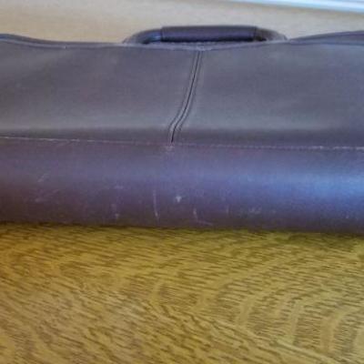 LOT #219: Vintage Brown Leather COACH Briefcase