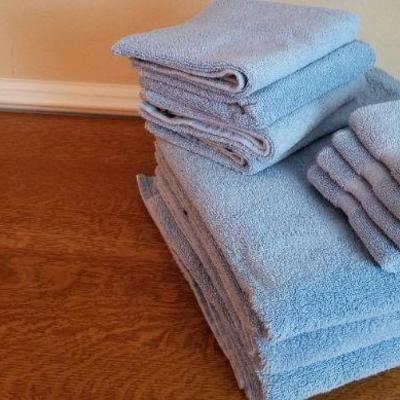 LOT #222: Set of Ralph Lauren Home Bath Towels Blue
