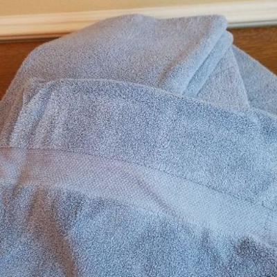 LOT #222: Set of Ralph Lauren Home Bath Towels Blue