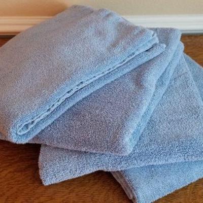 LOT #222: Set of Ralph Lauren Home Bath Towels Blue