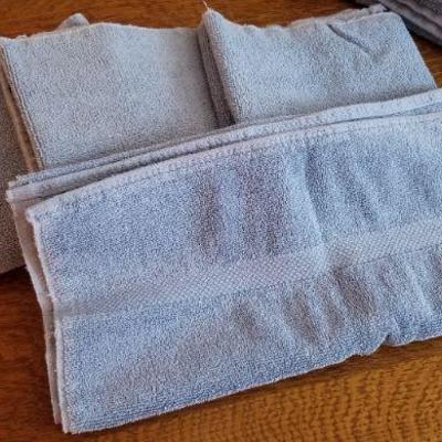 LOT #222: Set of Ralph Lauren Home Bath Towels Blue