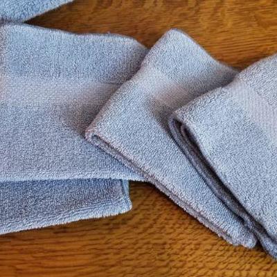 LOT #222: Set of Ralph Lauren Home Bath Towels Blue