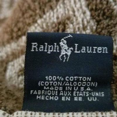 LOT #326: Vintage Ralph Lauren Towel Set