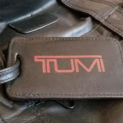 LOT #238: TUMI Blacl Soft Leather Travel Bag