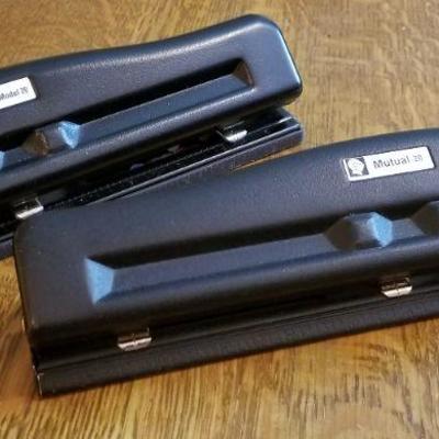 LOT #242: (2) 3-Hole Paper Punch Tools