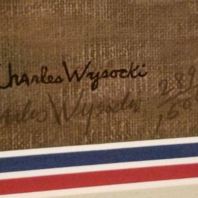 LOT #249: Vintage Large Charles Wysocki SIGNED AND NUMBERED