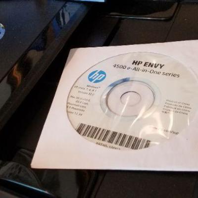 LOT #268: HP Envy Printer w/ 2 New Ink Cartridges