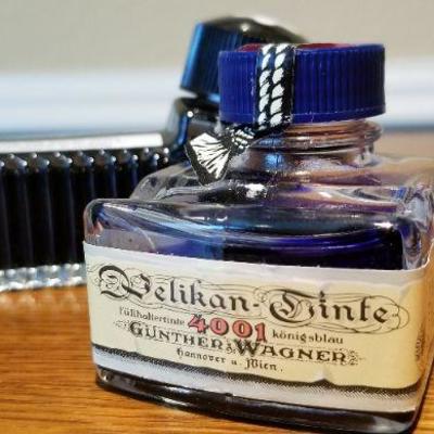 LOT #271: Mont Blanc and Wagner Ink (Wagner 1/3, Montblanc Full)