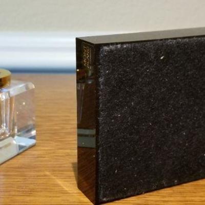 LOT #272: Montblanc Crystal Inkwell w/ Base