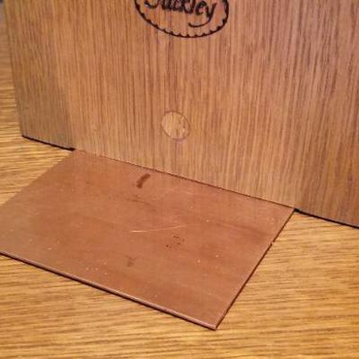 LOT #273: Set of STICKLEY Book Ends w/ Heavy Copper Base #1