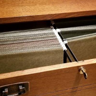 LOT #278: Vintage STICKLEY File Storage Cabinet Two Drawer
