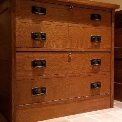 LOT #278: Vintage STICKLEY File Storage Cabinet Two Drawer
