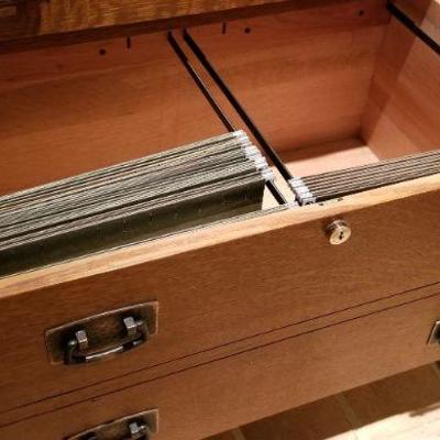 LOT #278: Vintage STICKLEY File Storage Cabinet Two Drawer