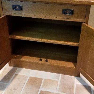 LOT #279: Vintage STICKLEY Storage Cabinet w/ drawer