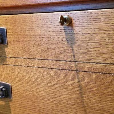 LOT #280: Vintage STICKLEY Two Drawer File Cabinet