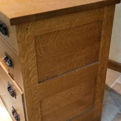 LOT #280: Vintage STICKLEY Two Drawer File Cabinet