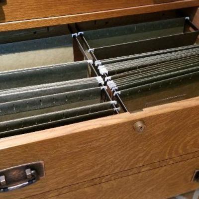LOT #280: Vintage STICKLEY Two Drawer File Cabinet