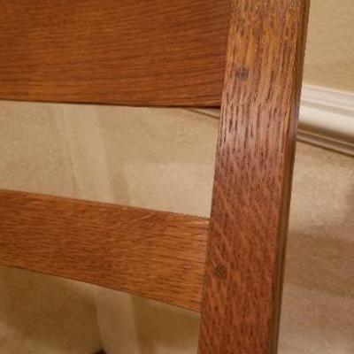 LOT # 282: Vintage STICKLEY Adjustable Back Chair w/ Original Cushions