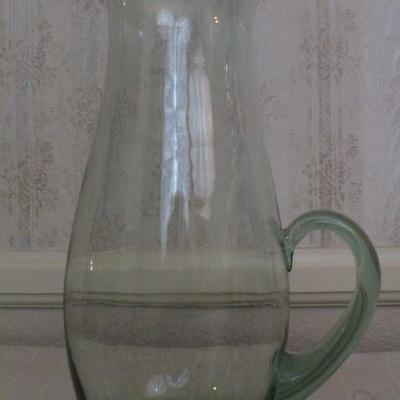 LOT #291: (2) Glass Pitchers