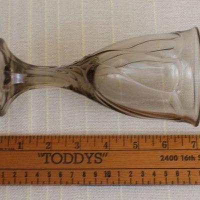 LOT #293: Vintage Brown Drinking Glasses (8) Total