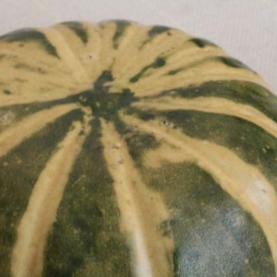 LOT #296: Wine Coaster and Ceramic Melon