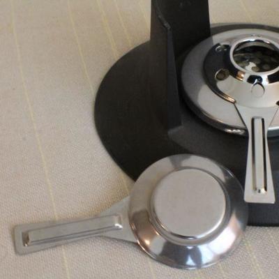 LOT #297: Vintage Fondue Stove w/ Sticks