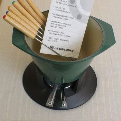 LOT #297: Vintage Fondue Stove w/ Sticks