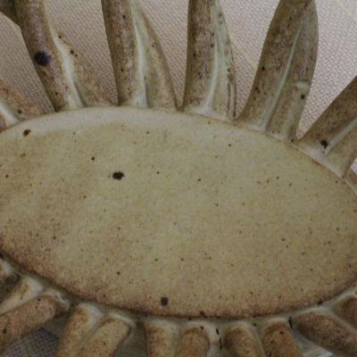 LOT #299: Ceramic Woven Basket (marked on underside)