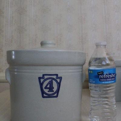 LOT #300: Ceramic Numbered Kitchen Dry Good Containers