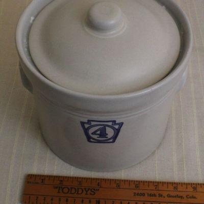 LOT #300: Ceramic Numbered Kitchen Dry Good Containers