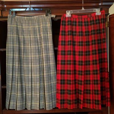Lot 301: Pendleton Plaid Skirts (2)