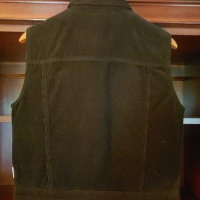 Lot 306: Pendleton Plaid and Corduroy Vest