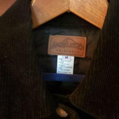 Lot 306: Pendleton Plaid and Corduroy Vest