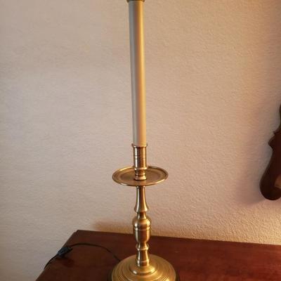 Lot 313: Brass Lamp