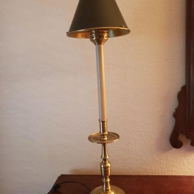 Lot 313: Brass Lamp