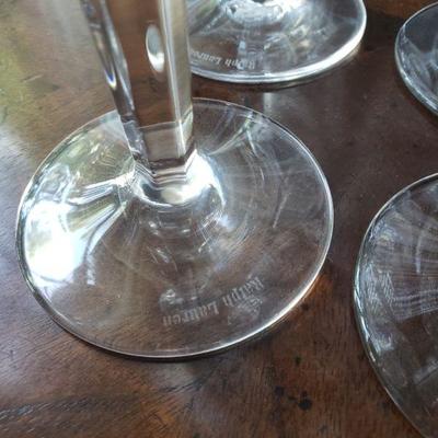 Lot 325: Ralph Lauren Champagne Glasses (8)
