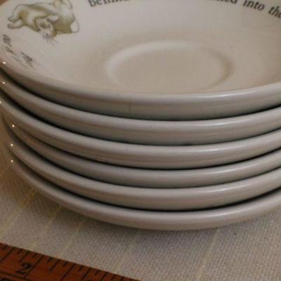 LOT #330: HUGE Wedgewoodâ„¢ Beatrix Potter Peter Rabbit Theme China Set