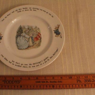 LOT #330: HUGE Wedgewoodâ„¢ Beatrix Potter Peter Rabbit Theme China Set